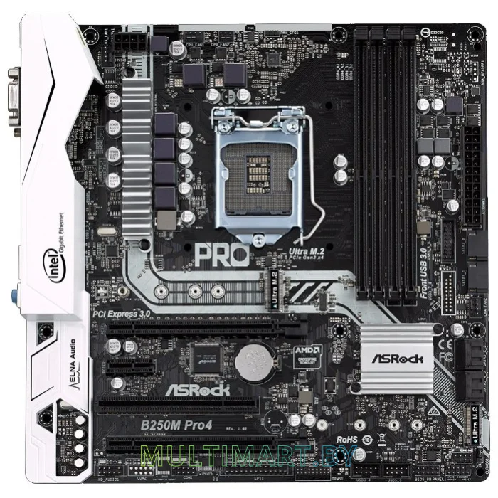 Материнская плата ASRock B250M PRO4
